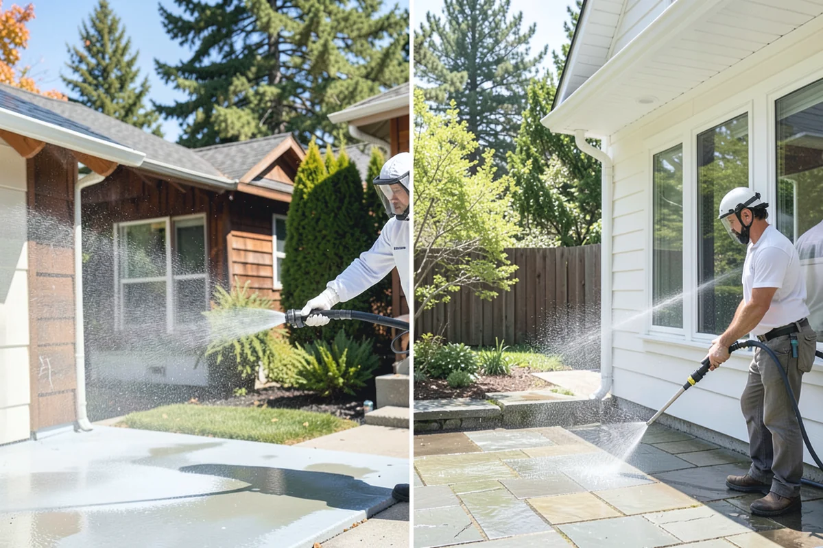 Chimney Exterior Cleaning in Beaux Arts Village, King County, WA - Assess chimney material and check mortar condition