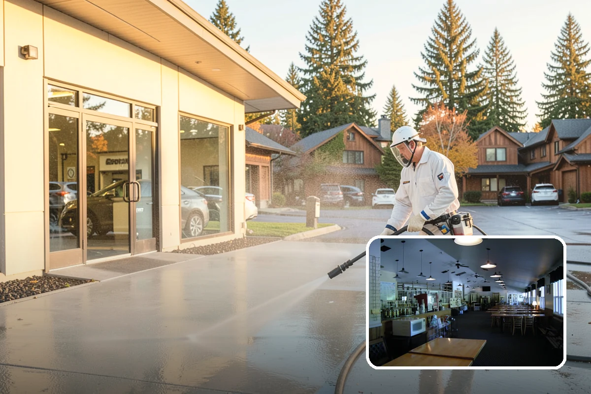 Chimney Exterior Cleaning in Black Diamond, King County, WA - Removes algae and dark streaking from exposed chimney faces