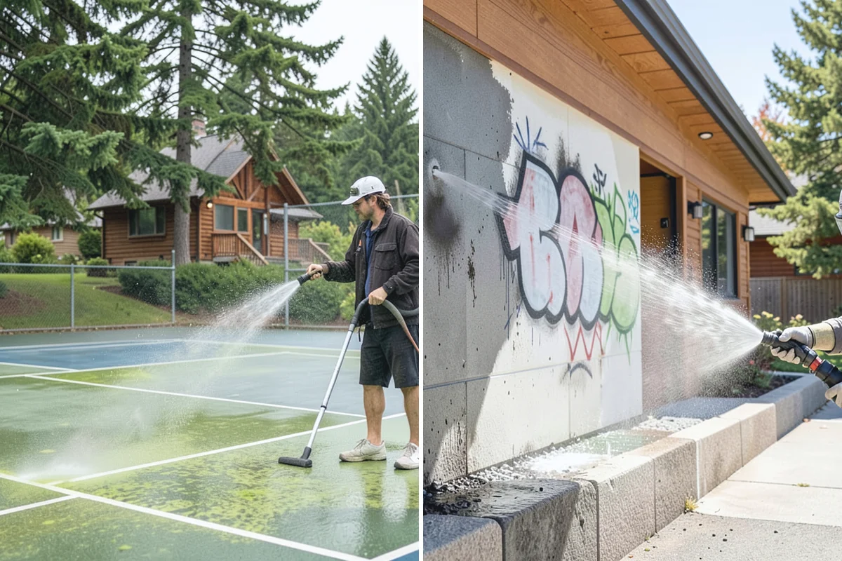 Chimney Exterior Cleaning in Bonney Lake, Pierce County, WA - Assess chimney material and check mortar condition