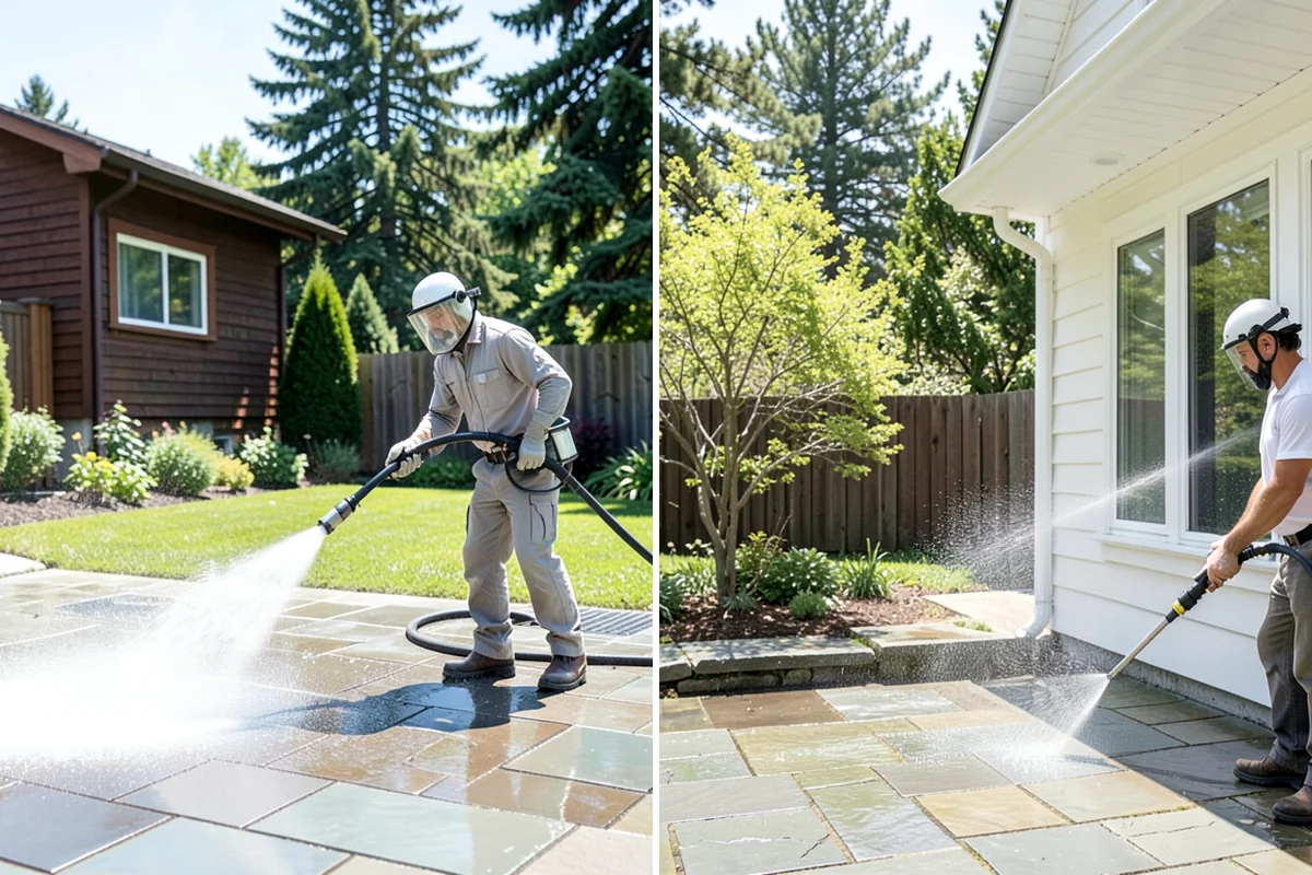 Chimney Exterior Cleaning in Concrete, Skagit County, WA - Assess chimney material and check mortar condition
