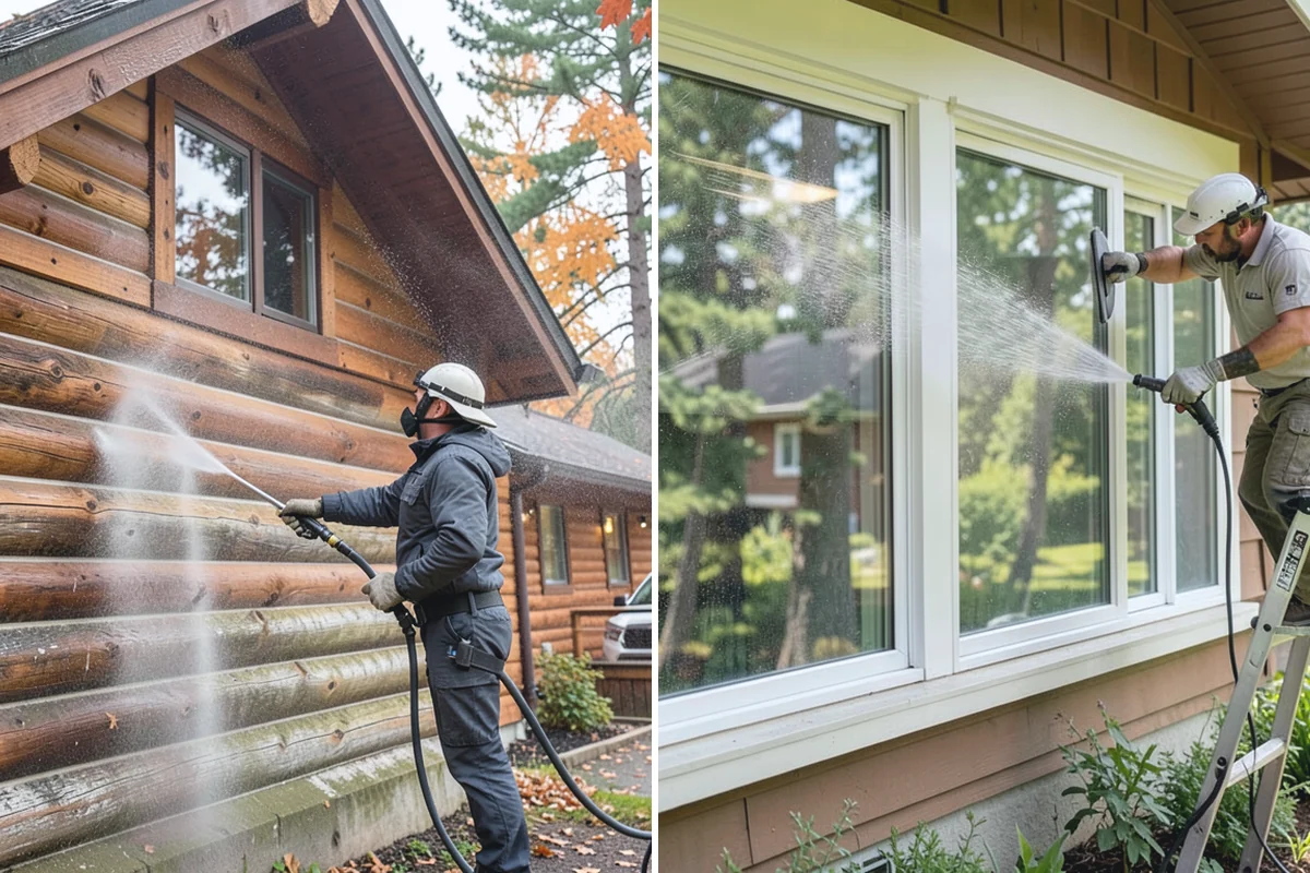 Chimney Exterior Cleaning in Des Moines, King County, WA - Assess chimney material and check mortar condition