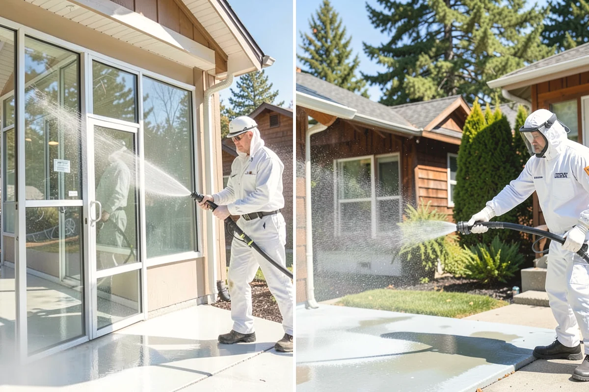 Chimney Exterior Cleaning in Edgewood, Pierce County, WA - Assess chimney material and check mortar condition