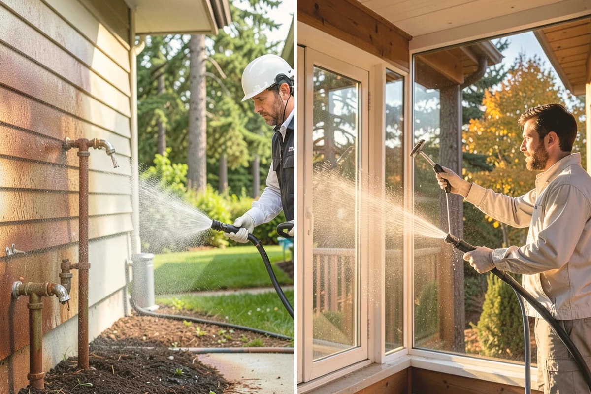 Chimney Exterior Cleaning in Fife, Pierce County, WA - Assess chimney material and check mortar condition