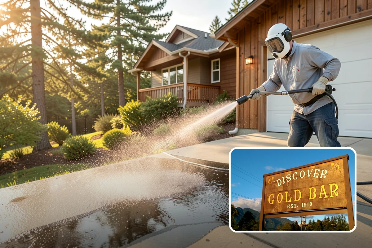 Chimney Exterior Cleaning in Gold Bar, Snohomish County, WA - Removes algae and dark streaking from exposed chimney faces