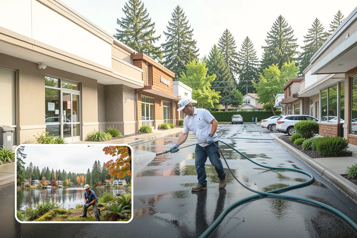 Chimney Exterior Cleaning in La Conner, Skagit County, WA - Removes algae and dark streaking from exposed chimney faces