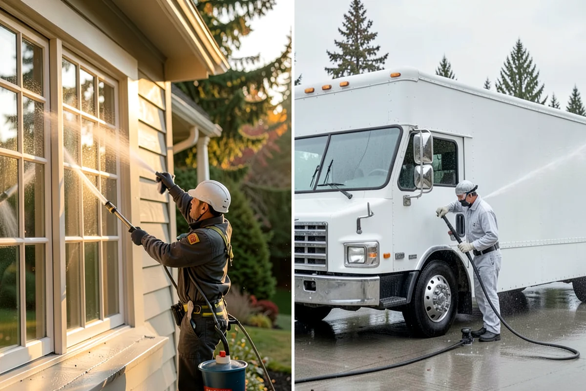 Chimney Exterior Cleaning in Lake Forest Park, King County, WA - Assess chimney material and check mortar condition