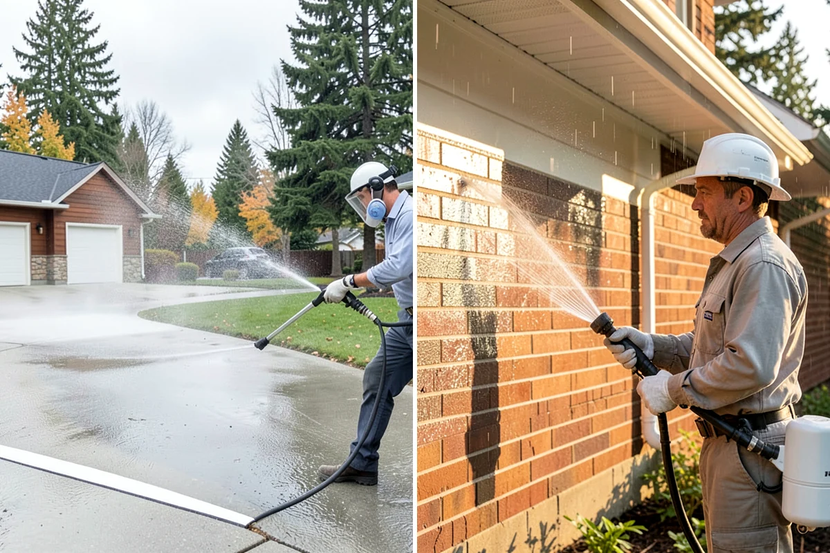 Chimney Exterior Cleaning in Lyman, Skagit County, WA - Assess chimney material and check mortar condition