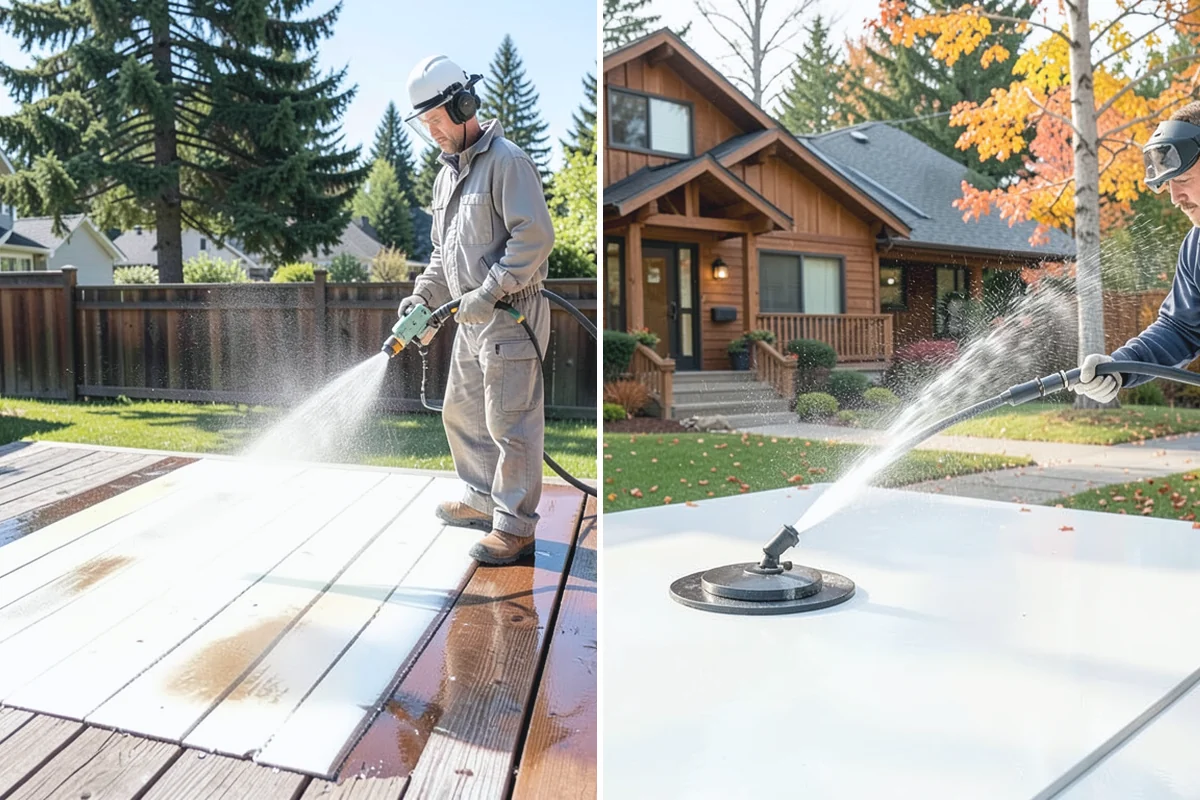 Chimney Exterior Cleaning in Medina, King County, WA - Assess chimney material and check mortar condition