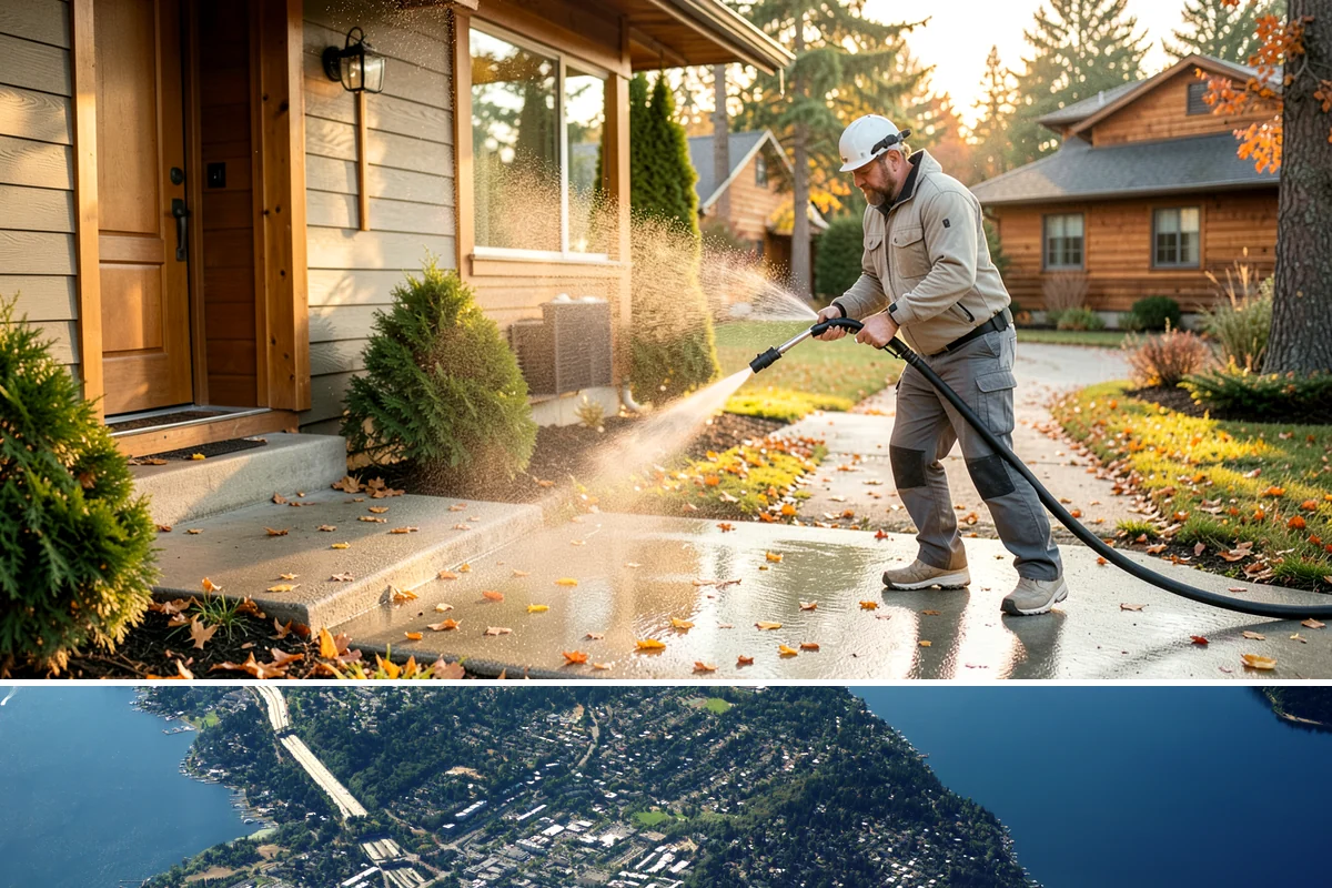 Chimney Exterior Cleaning in Mercer Island, King County, WA - Plan chimney exterior cleaning for summer when dry weather supports safe roof access and lasting results.