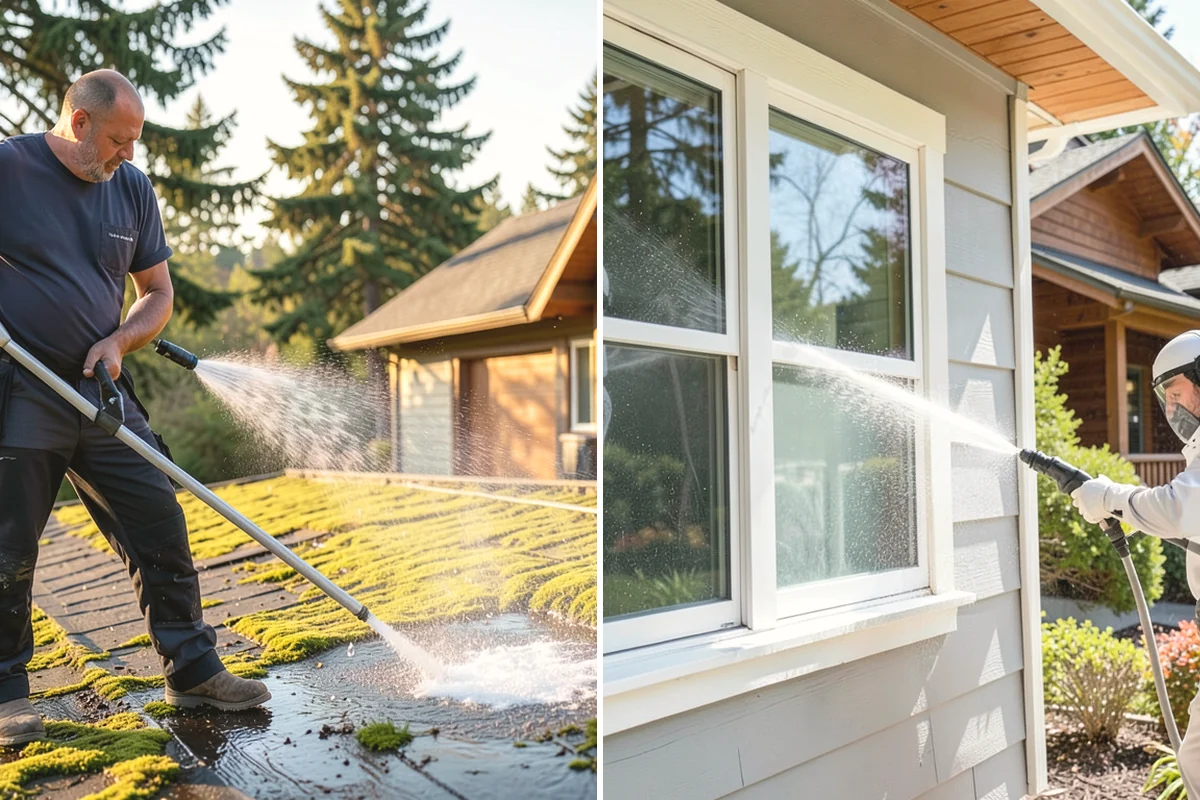Chimney Exterior Cleaning in Mill Creek, Snohomish County, WA - Assess chimney material and check mortar condition