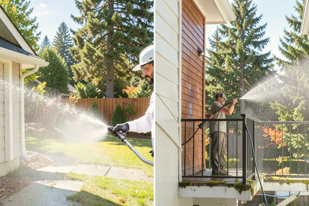 Chimney Exterior Cleaning in Milton, King County, WA - Assess chimney material and check mortar condition
