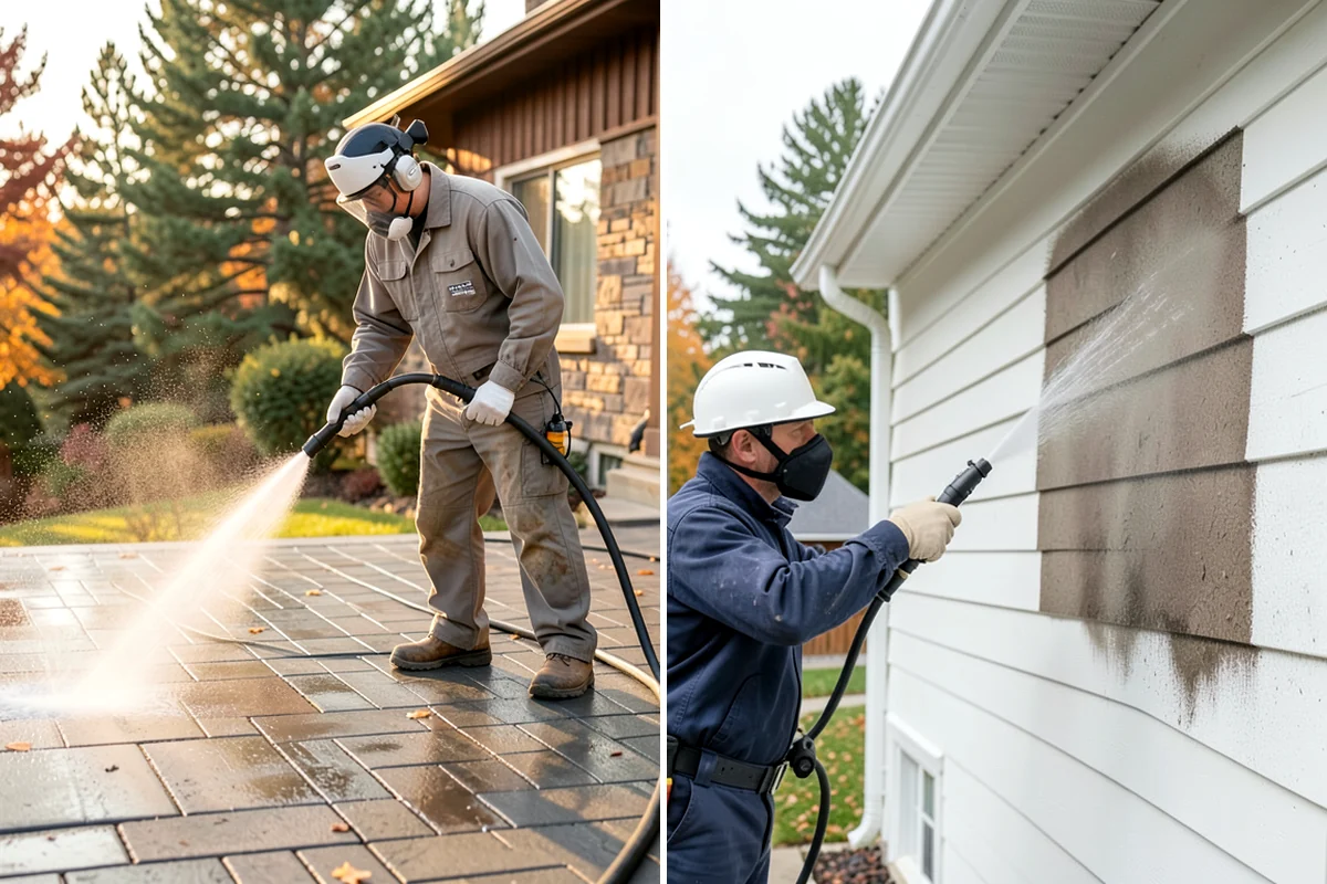 Chimney Exterior Cleaning in Pacific, King County, WA - Assess chimney material and check mortar condition