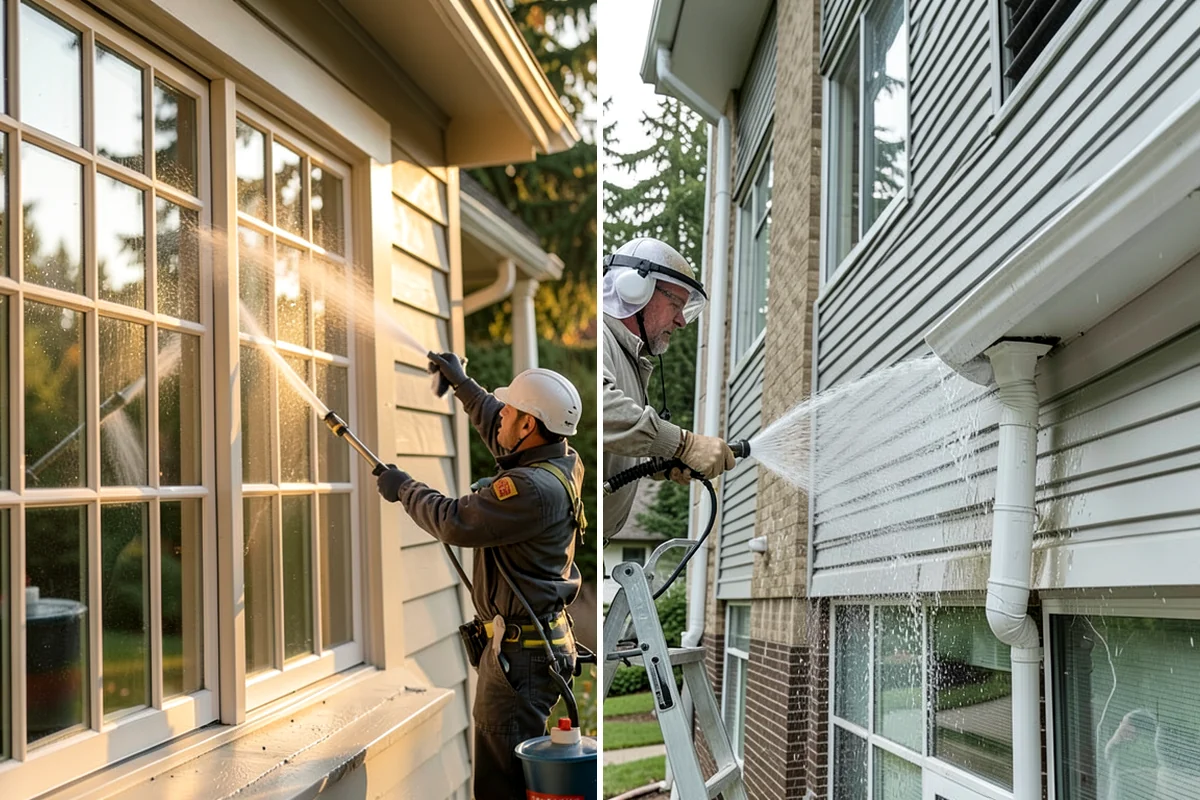 Chimney Exterior Cleaning in Puyallup, Pierce County, WA - Assess chimney material and check mortar condition
