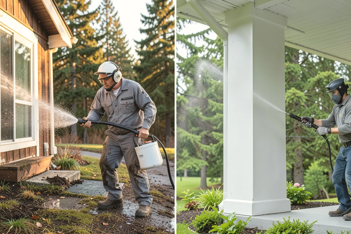 Chimney Exterior Cleaning in Ruston, Pierce County, WA - Assess chimney material and check mortar condition