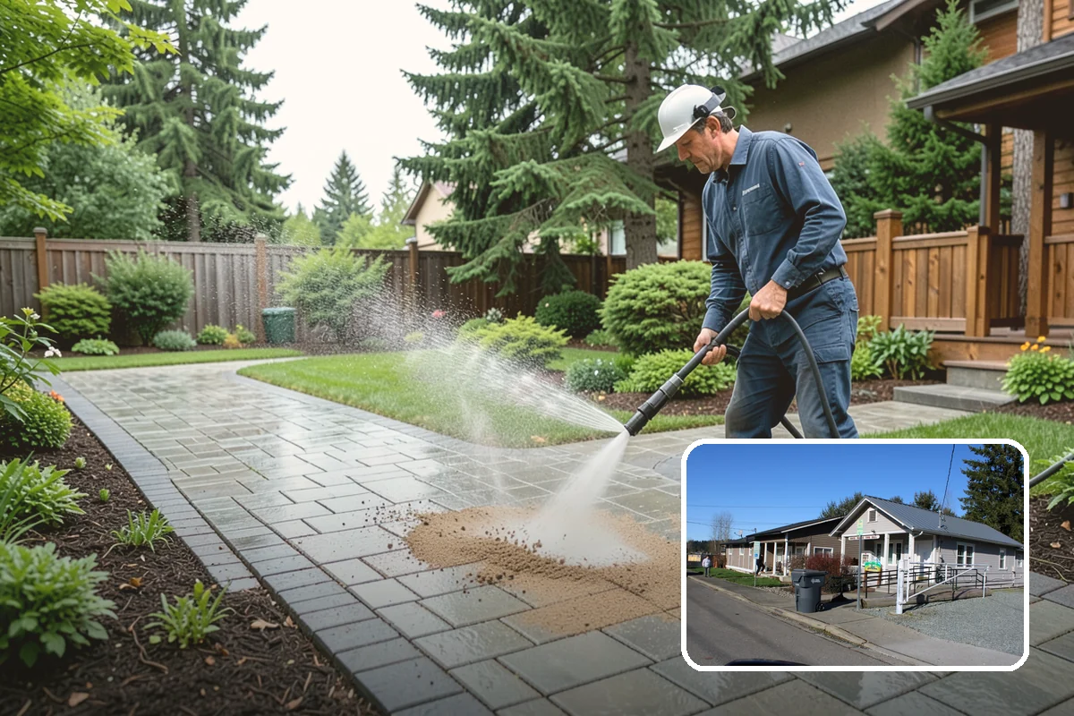 Chimney Exterior Cleaning in South Prairie, Pierce County, WA - Removes algae and dark streaking from exposed chimney faces