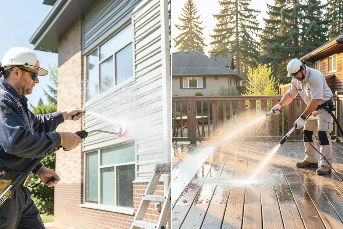 Chimney Exterior Cleaning in South Prairie, Pierce County, WA - Assess chimney material and check mortar condition