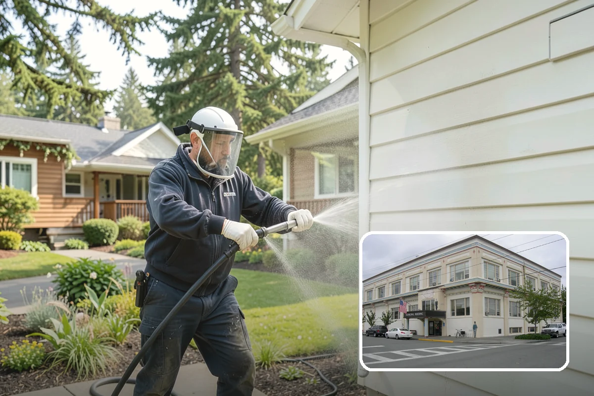 Church Exterior Cleaning in Anacortes, Skagit County, WA - Cleans aged brick, stone, and stucco without eroding mortar