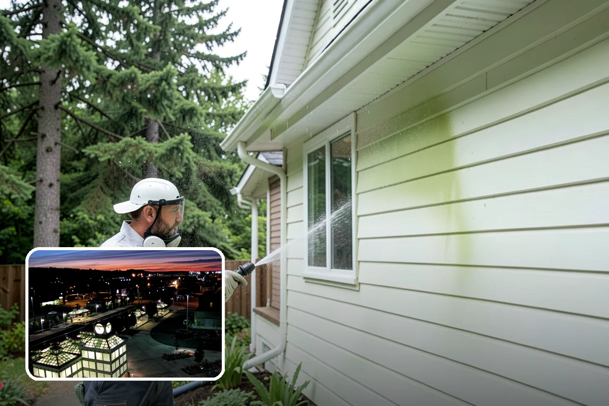 Church Exterior Cleaning in Auburn, King County, WA - Cleans aged brick, stone, and stucco without eroding mortar