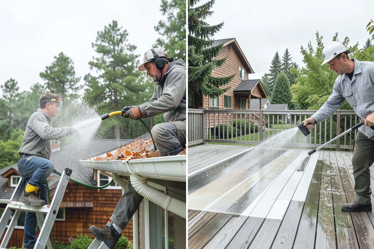 Church Exterior Cleaning in Auburn, King County, WA - Assess masonry condition and test a discreet area first