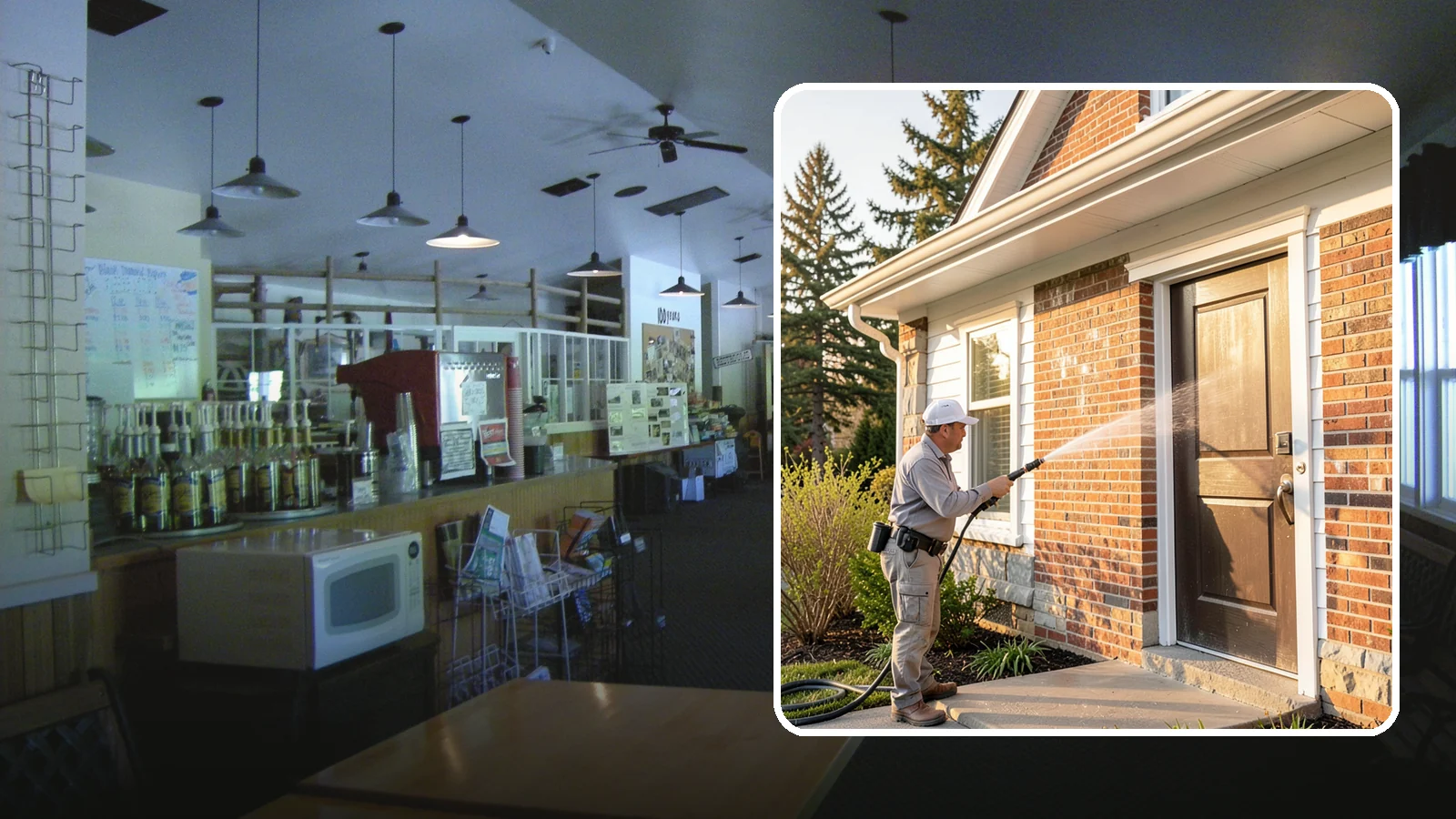 Church Exterior Cleaning in Black Diamond, King County, WA - Gentle, respectful exterior cleaning for churches that restores brick, stone, and stucco facades along with entry steps and...