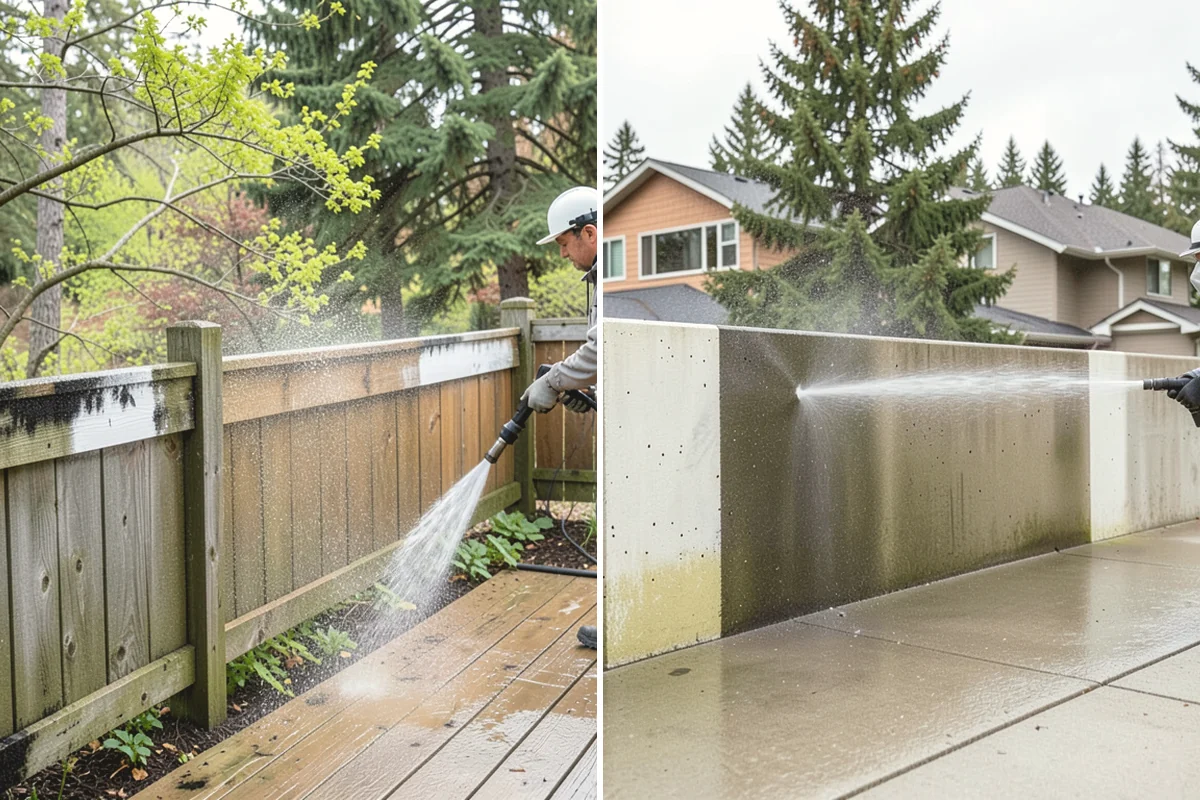 Church Exterior Cleaning in Black Diamond, King County, WA - Assess masonry condition and test a discreet area first