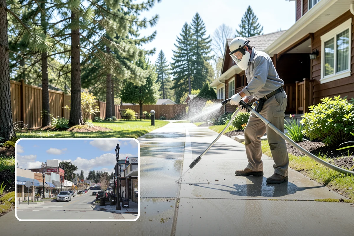 Church Exterior Cleaning in Bothell, King County, WA - Cleans aged brick, stone, and stucco without eroding mortar