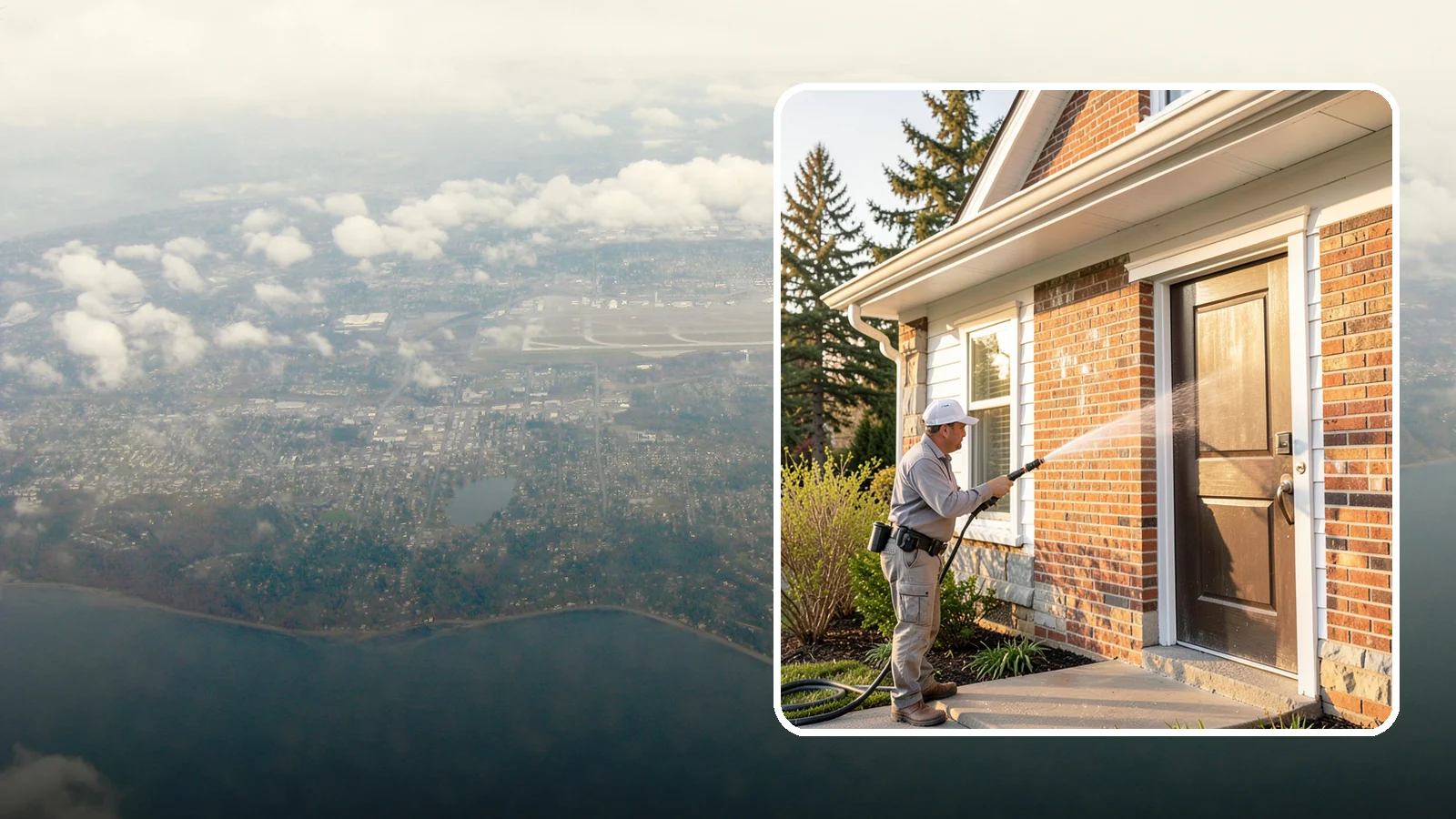 Church Exterior Cleaning in Burien, King County, WA - Gentle, respectful exterior cleaning for churches that restores brick, stone, and stucco facades along with entry steps and...