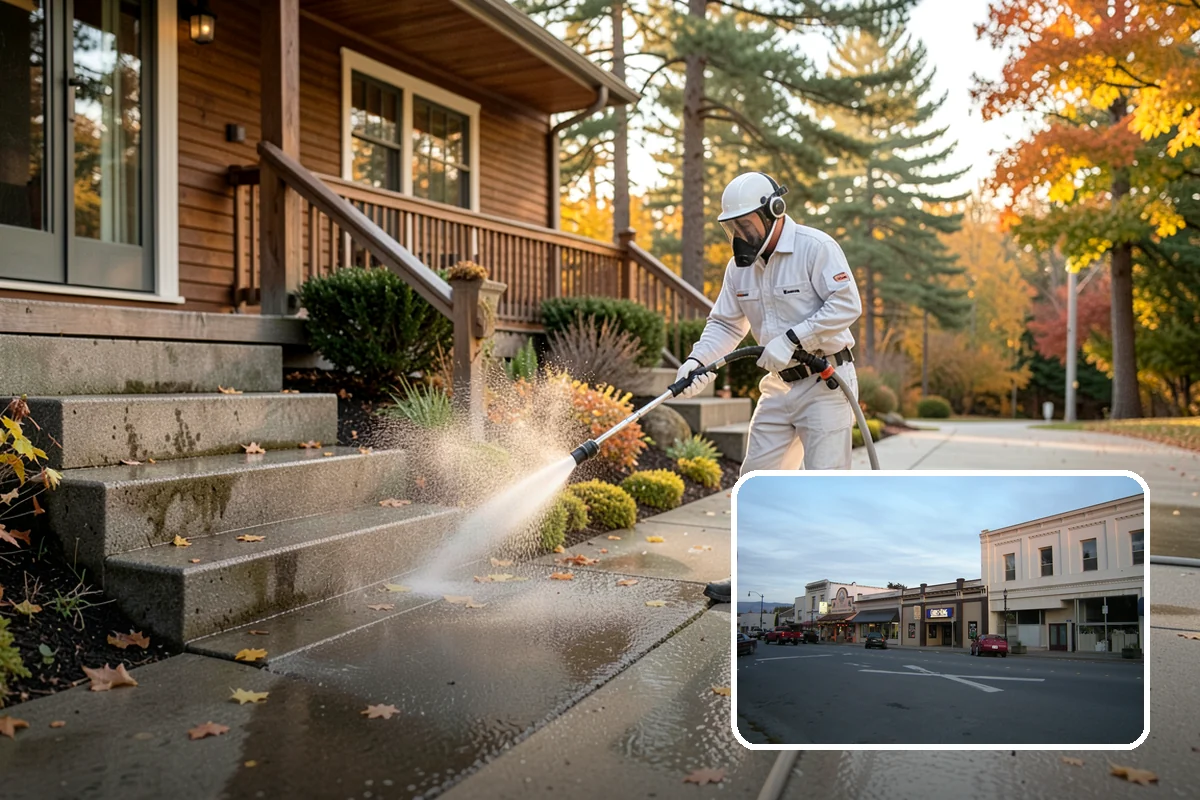 Church Exterior Cleaning in Burlington, Skagit County, WA - Cleans aged brick, stone, and stucco without eroding mortar