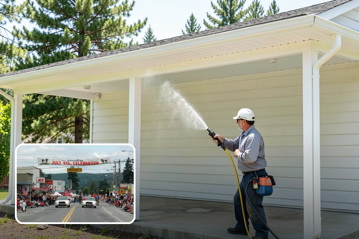 Church Exterior Cleaning in Carnation, King County, WA - Cleans aged brick, stone, and stucco without eroding mortar