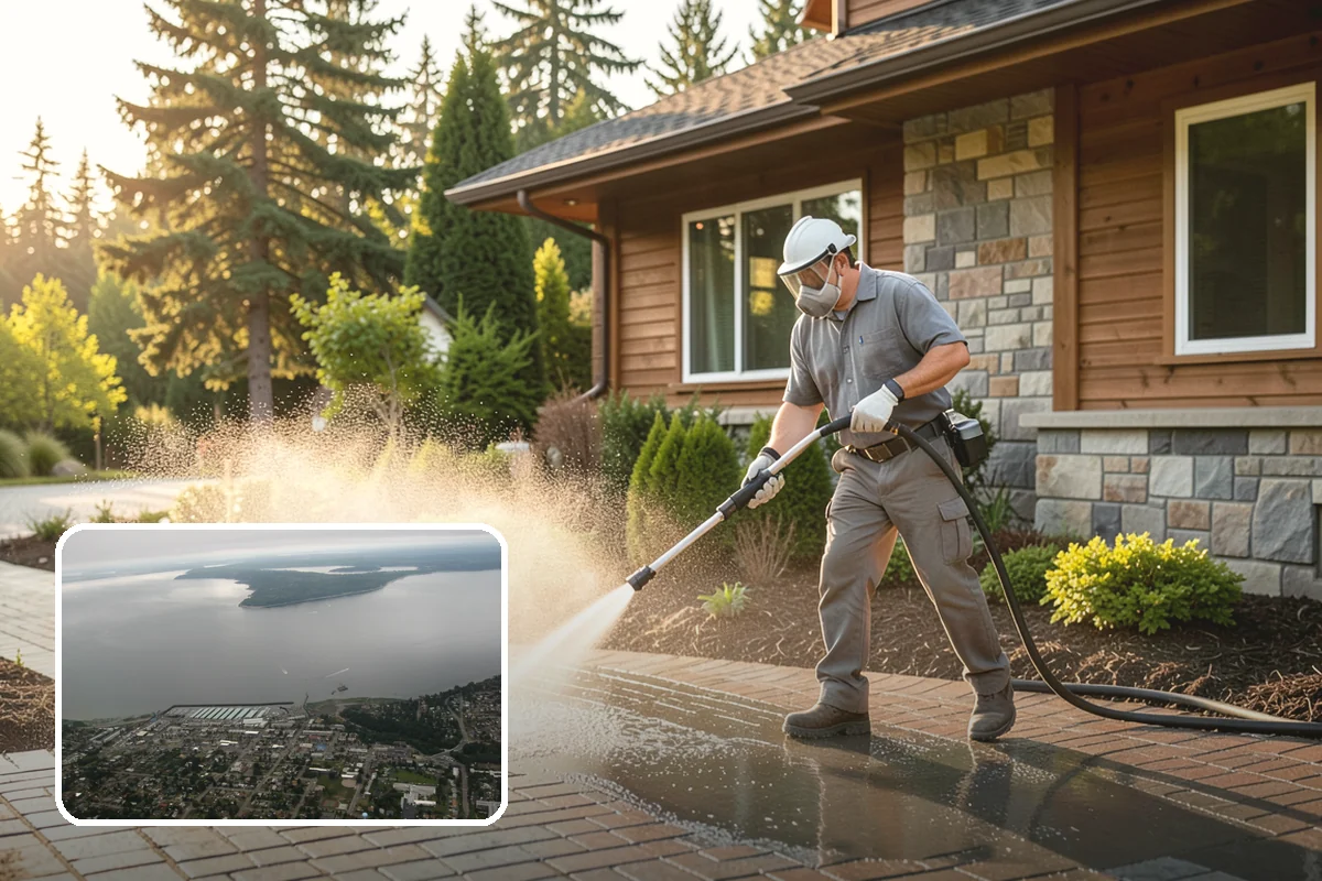 Church Exterior Cleaning in Des Moines, King County, WA - Cleans aged brick, stone, and stucco without eroding mortar
