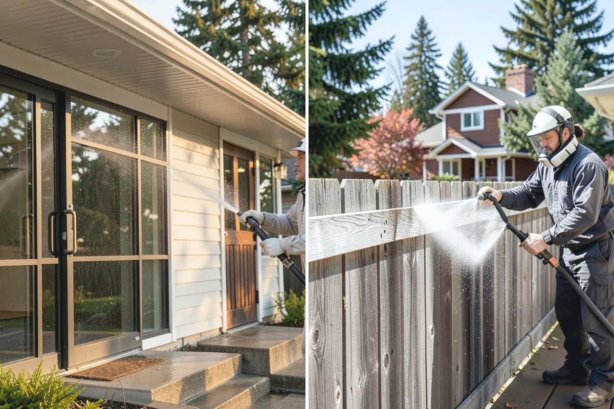 Church Exterior Cleaning in Des Moines, King County, WA - Assess masonry condition and test a discreet area first