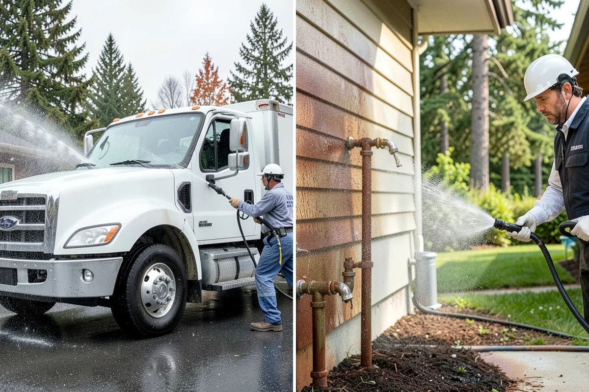 Church Exterior Cleaning in DuPont, Pierce County, WA - Assess masonry condition and test a discreet area first