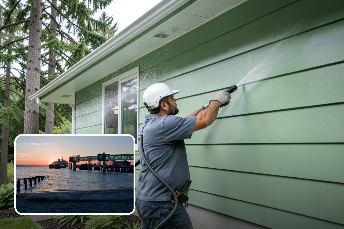 Church Exterior Cleaning in Edmonds, Snohomish County, WA - Cleans aged brick, stone, and stucco without eroding mortar