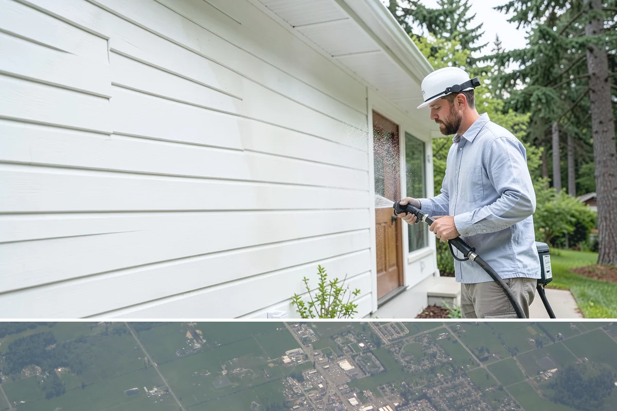 Church Exterior Cleaning in Enumclaw, King County, WA - Dry spring and summer months are safest for masonry work, timing a refresh ahead of major holiday services.