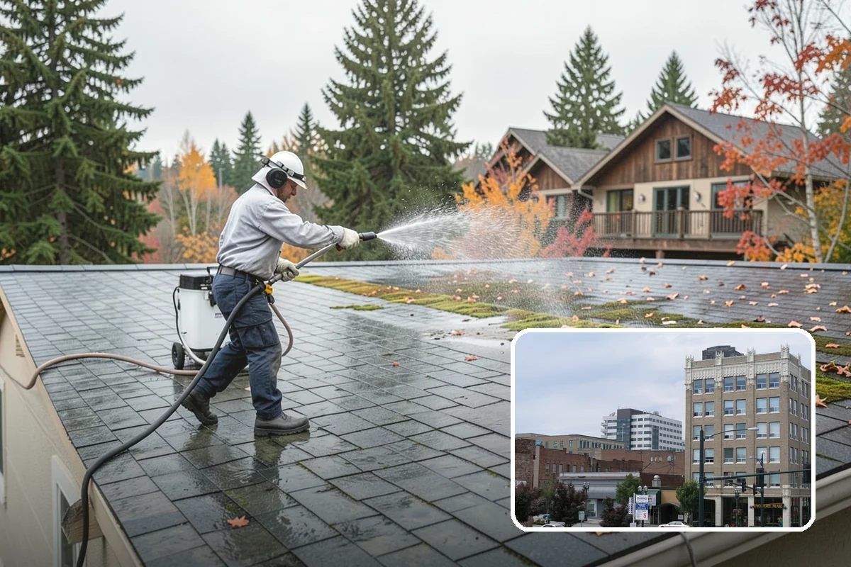 Church Exterior Cleaning in Everett, Snohomish County, WA - Cleans aged brick, stone, and stucco without eroding mortar
