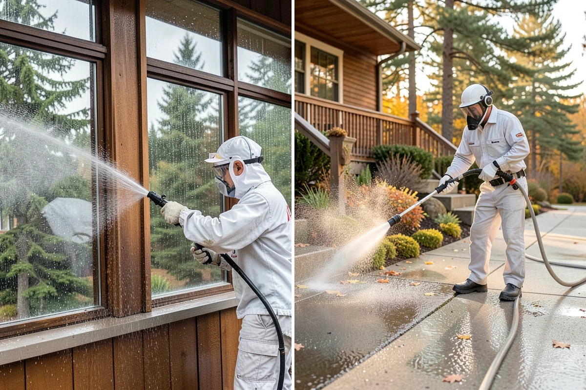 Church Exterior Cleaning in Everett, Snohomish County, WA - Assess masonry condition and test a discreet area first