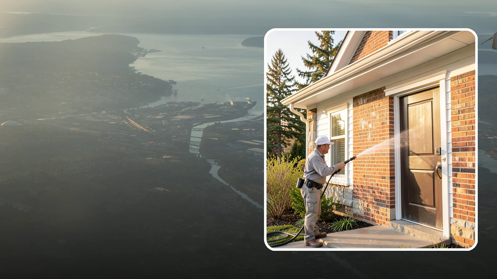 Church Exterior Cleaning in Fife, Pierce County, WA - Gentle, respectful exterior cleaning for churches that restores brick, stone, and stucco facades along with entry steps and...