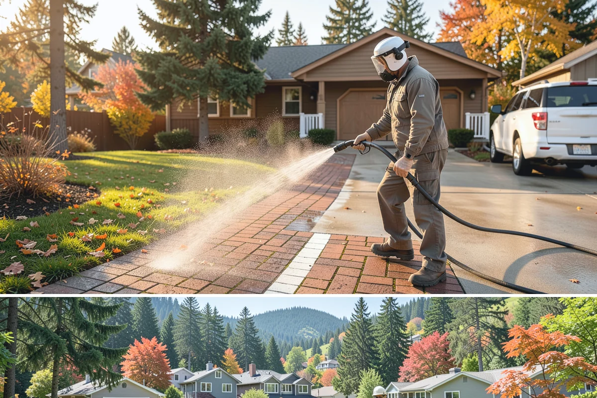 Church Exterior Cleaning in Fircrest, Pierce County, WA - Dry spring and summer months are safest for masonry work, timing a refresh ahead of major holiday services.