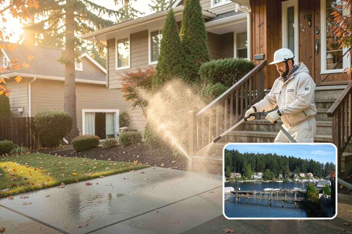 Church Exterior Cleaning in Gig Harbor, Pierce County, WA - Cleans aged brick, stone, and stucco without eroding mortar