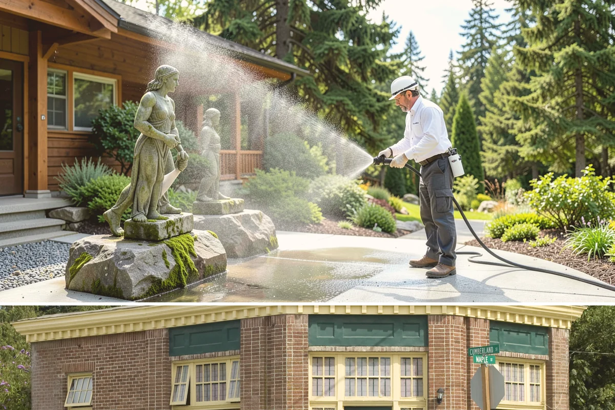 Church Exterior Cleaning in Hamilton, Skagit County, WA - Dry spring and summer months are safest for masonry work, timing a refresh ahead of major holiday services.