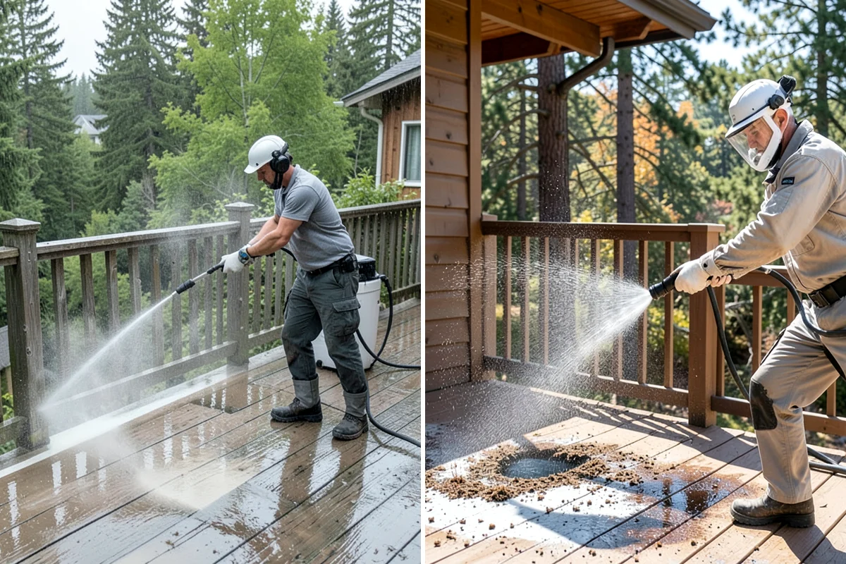Church Exterior Cleaning in Hunts Point, King County, WA - Assess masonry condition and test a discreet area first