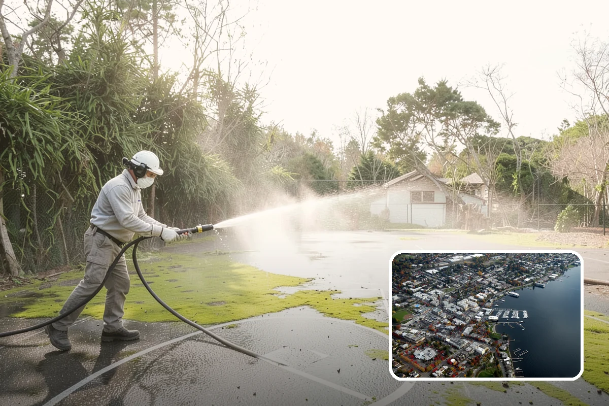 Church Exterior Cleaning in Kirkland, King County, WA - Cleans aged brick, stone, and stucco without eroding mortar