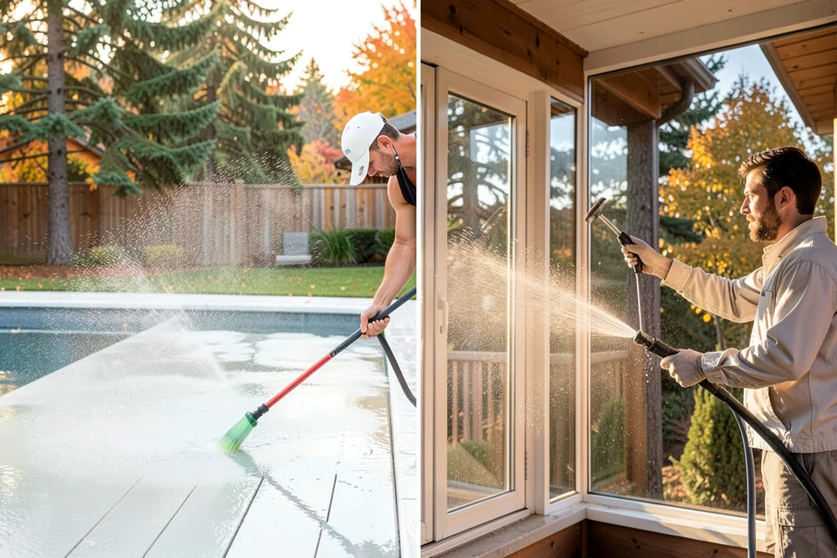 Church Exterior Cleaning in Lake Forest Park, King County, WA - Assess masonry condition and test a discreet area first