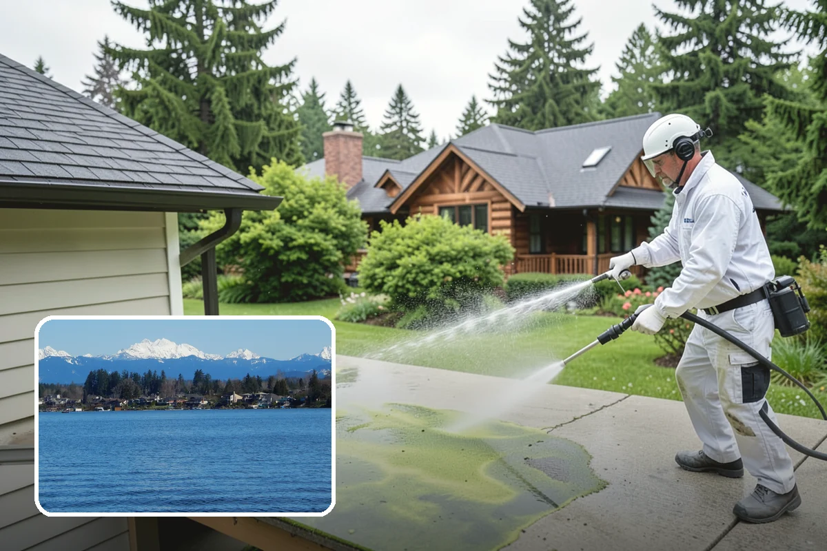 Church Exterior Cleaning in Lake Stevens, Snohomish County, WA - Cleans aged brick, stone, and stucco without eroding mortar
