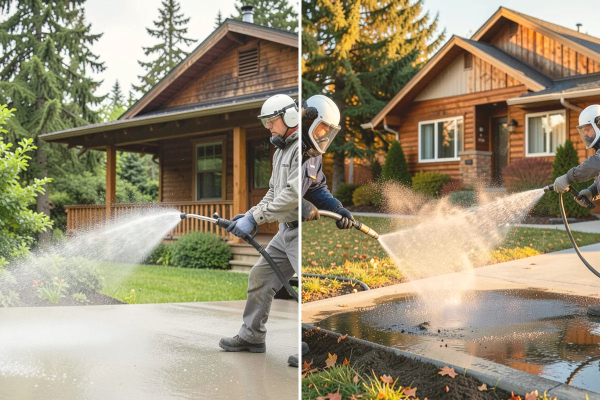 Church Exterior Cleaning in Lynnwood, Snohomish County, WA - Assess masonry condition and test a discreet area first