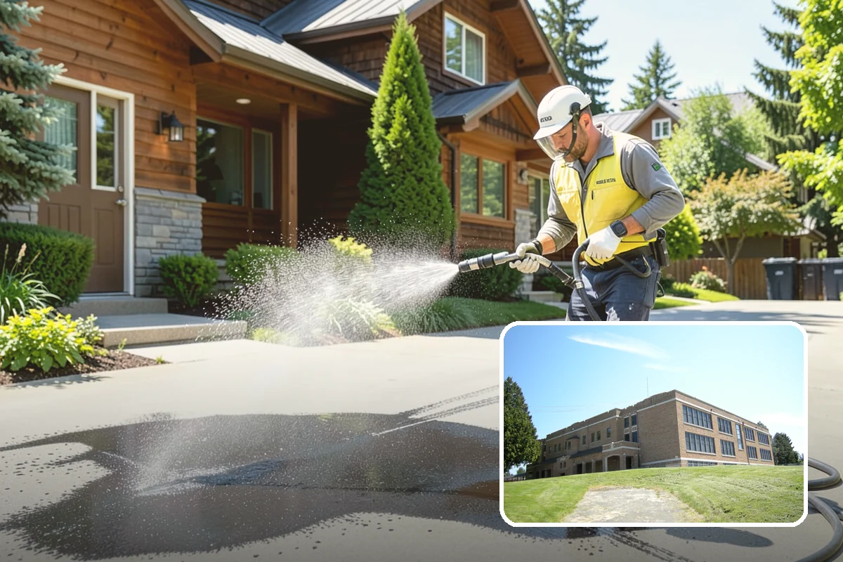 Church Exterior Cleaning in Maple Valley, King County, WA - Cleans aged brick, stone, and stucco without eroding mortar