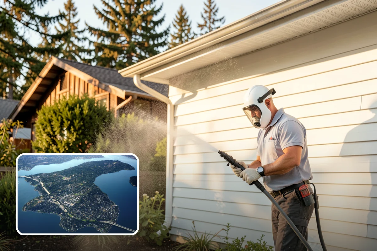Church Exterior Cleaning in Mercer Island, King County, WA - Cleans aged brick, stone, and stucco without eroding mortar