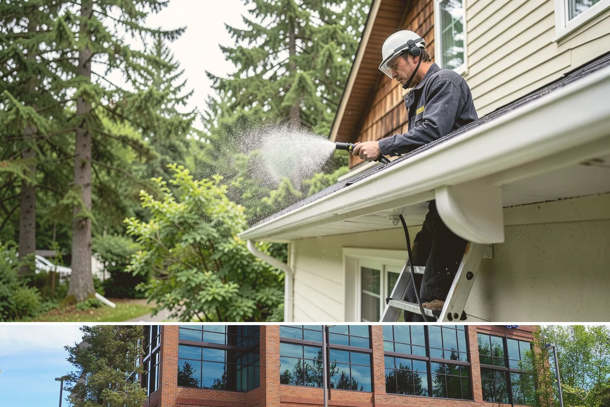 Church Exterior Cleaning in Mountlake Terrace, Snohomish County, WA - Dry spring and summer months are safest for masonry work, timing a refresh ahead of major holiday services.