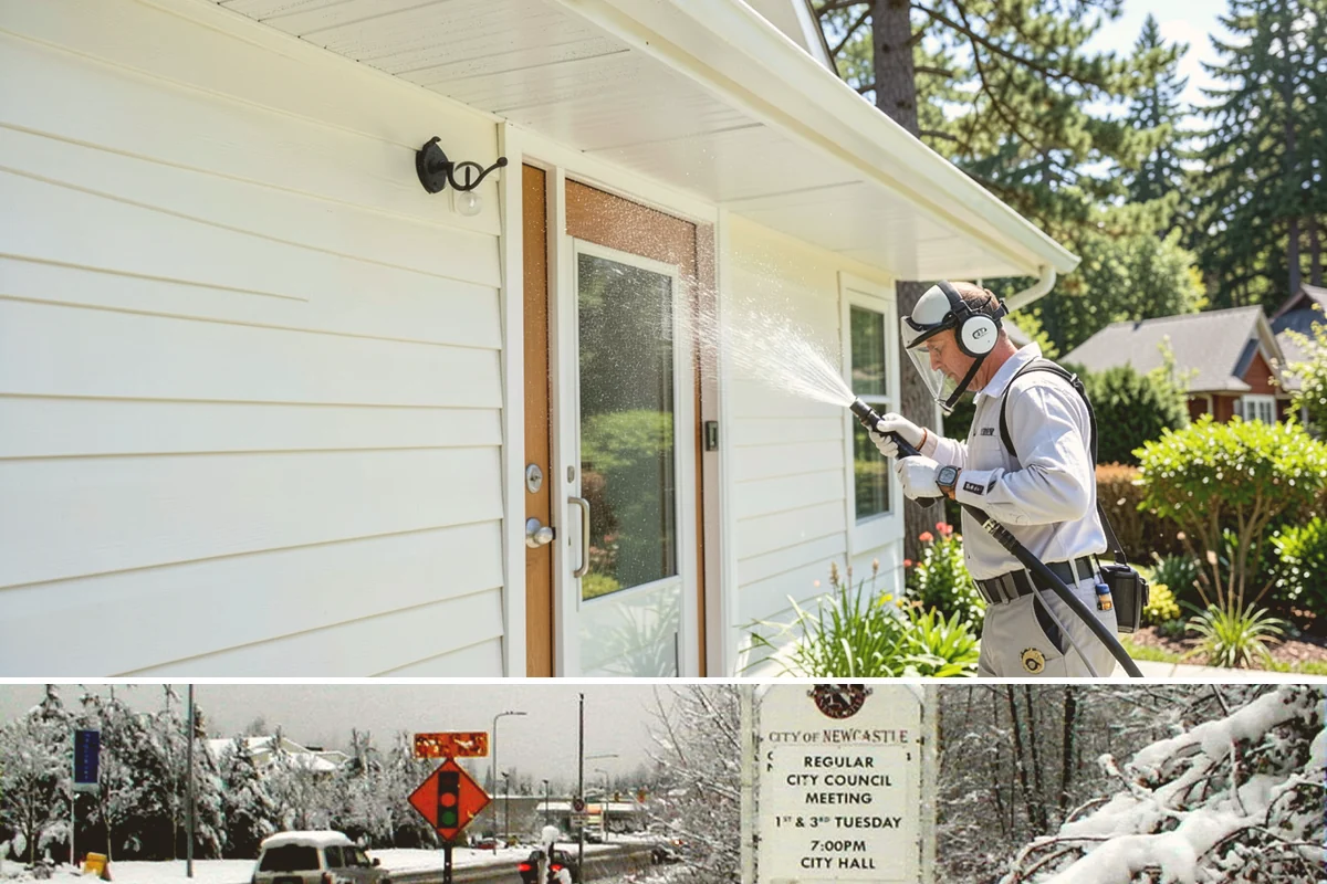 Church Exterior Cleaning in Newcastle, King County, WA - Dry spring and summer months are safest for masonry work, timing a refresh ahead of major holiday services.
