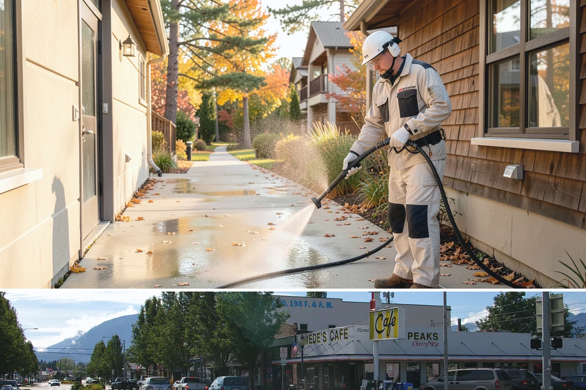 Church Exterior Cleaning in North Bend, King County, WA - Dry spring and summer months are safest for masonry work, timing a refresh ahead of major holiday services.